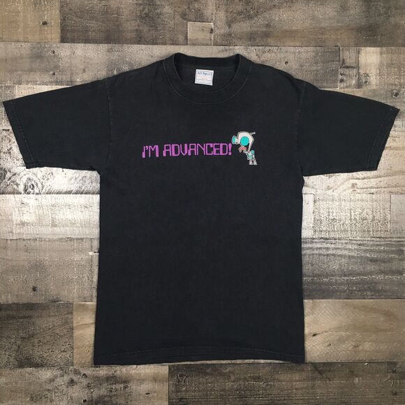 Rare Vintage 2002 Invader Zim Gir T Shirt Cartoon Tee Mall Goth Emo Small Y2K - Picture 3 of 14